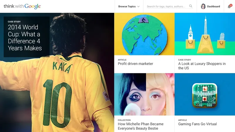 Think with Google, work for Google